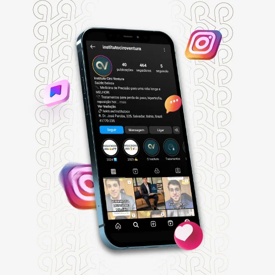 Instagram | Clínica de emagrecimento em Salvador | Instituto C.V